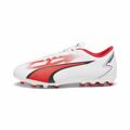 Chuteiras Infantis Puma Ultra Play mg Branco Vermelho 38