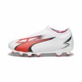 Chuteiras Infantis Puma Ultra Match Ll Rojo/blanco 35