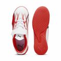 Chuteiras de Futebol de Salão Infantis Puma Ultra Play It V Vermelho Branco Unissexo 28