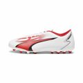 Chuteiras para Adultos Puma Ultra Play mg Branco Vermelho 42