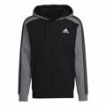 Casaco de Desporto para Homem Adidas Mélange French Terry Preto XS