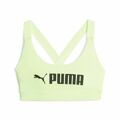 Sutiã Desportivo Puma Mid Impact Fit Verde Limão Amarelo S