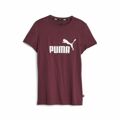 Camisola de Manga Curta Infantil Puma Ess Logo Grená 11-12 Anos