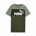 Camisola de Manga Curta Infantil Puma Ess Block Verde 11-12 Anos