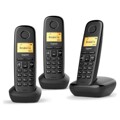 Telefone sem Fios Gigaset A270 Trio Preto