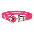 Bracelete Unissexo Paul Hewitt Ph-ph-l-s-p Cor de Rosa Couro 17-18 cm