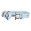 Bracelete Unissexo Paul Hewitt Ph-ph-l-s-cb Azul Couro 16-17 cm