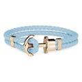 Bracelete Unissexo Paul Hewitt Ph-ph-l-g-ni Azul Couro 20-21 cm