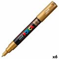 Marcadores Posca PC-1M Dourado (6 Unidades)