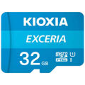 Cartão de Memória Micro Sd com Adaptador Kioxia Exceria Uhs-i Classe 10 Azul 32 GB