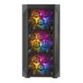 Caixa Semitorre Atx Mars Gaming Mcmesh Caja Pc Gaming Micro Atx 3x Ventilador Frgb Negro