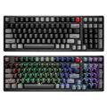 Teclado A4 Tech A4TKLA47261 Mecânico Preto Multicolor Qwerty