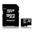 Cartão de Memória Micro Sd com Adaptador Silicon Power SP032GBSTH010V10SP Sdhc 32 GB