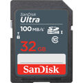 Cartão de Memória Sd Sandisk Ultra Sdhc Mem Card 100MB/s Azul Preto 32 GB