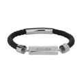 Bracelete Masculino Police Couro 19 cm