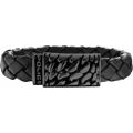 Bracelete Masculino Police PJ25729BLB.01-L Couro 21 cm