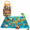 Conjunto de Figuras Colorbaby 19 Peças Dinossauros Plástico 17 X 9 X 6 cm (6 Unidades)