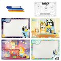 Conjunto de Desenho Bluey Pocket Drawing School (12 Unidades)