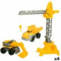 Veículos de Construção Colorbaby 31 X 41 X 9,5 cm (4 Unidades) 3 Peças