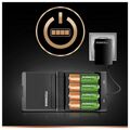 Carregador + Pilhas Recarregáveis Duracell CEF27EU 2 X AA + 2 X AAA 1700 Mah 750 Mah