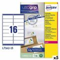 Etiquetas para Impressora Avery L7162 99,1 X 33,9 mm Branco 15 Folhas (5 Unidades)