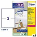 Etiquetas para Impressora Avery L7168 199,6 X 143,5 mm Branco 15 Folhas (5 Unidades)