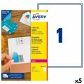 Etiquetas para Impressora Avery L4610 199,6 X 289,1 mm Branco 25 Folhas (5 Unidades)