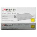 Grampos Rexel 1000 Peças 26/6 (20 Unidades)