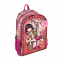 Mochila Escolar Gorjuss Carousel Salmão (31.5 X 40 X 22.5 cm)