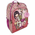 Mochila Escolar Gorjuss Carousel Salmão (34.5 X 43.5 X 22 cm)