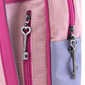 Mochila Gorjuss Cheshire Cat Cor de Rosa Roxo (27 X 10 X 37 cm)