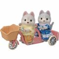 Playset Sylvanian Families Husky Siblings And Their Tandem