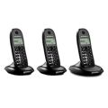 Telefone sem Fios Motorola E07000D48B3AES03 (3 Pcs) Preto