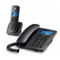 Telefone Fixo Motorola C4201 Combo Dect (2 Pcs) Preto