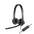 Auricular com Microfone Logitech Stereo H570e Preto