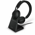 Auriculares com Microfone Jabra Evolve2 65 Preto