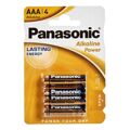 Pilhas Alcalinas Panasonic LR03 AAA (12 Unidades)