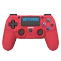 Controlo Remoto sem Fios para Videojogos Dragon War Shock 4 Vermelho Bluetooth