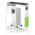 Radiador de óleo (9 Corpos) Haeger OH-009.006A Branco 2000 W