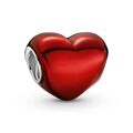 Charme Feminino Pandora Metallic Red Heart