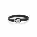 Bracelete Feminino Sif Jakobs BR458-BL-BK-19_5 Preto Couro (19,5 cm)