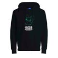 Polar com Capuz Homem Jorpal Sweat Hood Fst Jack & Jones 2310015 Preto M