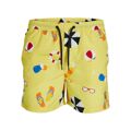 Calção de Banho Homem Jack & Jones Big Prints 12227754 Amarelo XL