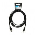 Cabo USB a para USB B Ibox IKU2D Preto 3 M