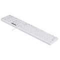 Teclado Activejet Klawiatura USB K-3066SW Branco Qwerty