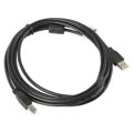 Cabo USB 2.0 a para USB B Lanberg CA-USBA-11CC-0030-BK Preto 3 M