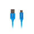 Cabo USB a para USB C Lanberg CA-USBO-22CU-0010-BL Quick Charge 3.0 Azul 1 M