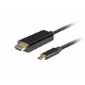 Cabo USB C para Hdmi Lanberg CA-CMHD-10CU-0005-BK Preto 50 cm