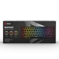 Teclado Savio Blackout Preto Multicolor Inglês Qwerty