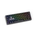 Teclado Savio Blackout Preto Multicolor Inglês Qwerty